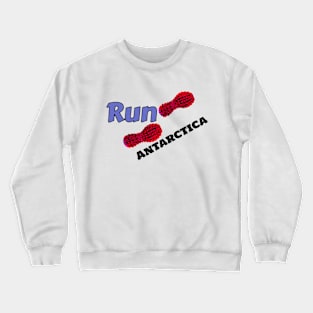 Hot Feet Run Antarctica Crewneck Sweatshirt